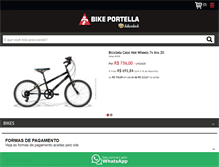 Tablet Screenshot of bikeportella.com.br